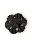 Attractive Black Blossom Shaped French Jet Brooch